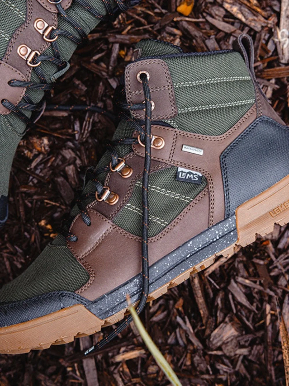 Lems Outlander Boot Waterproof in Evergreen, Size 8 Women / 6.5 Men